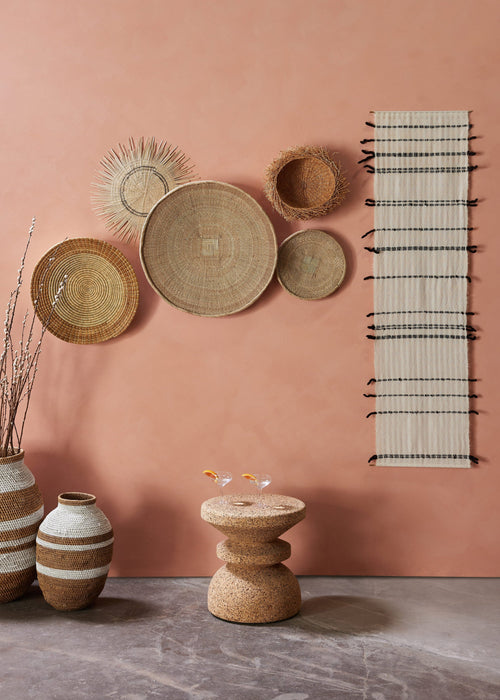 Chiaroscuro Handwoven Cotton Wall Hanging