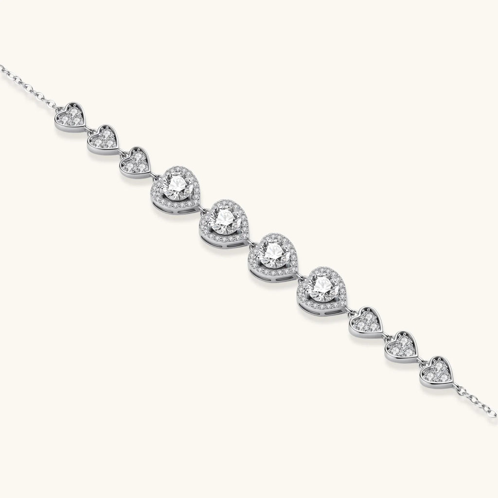 Heart Symphony Moissanite Set by Fliora