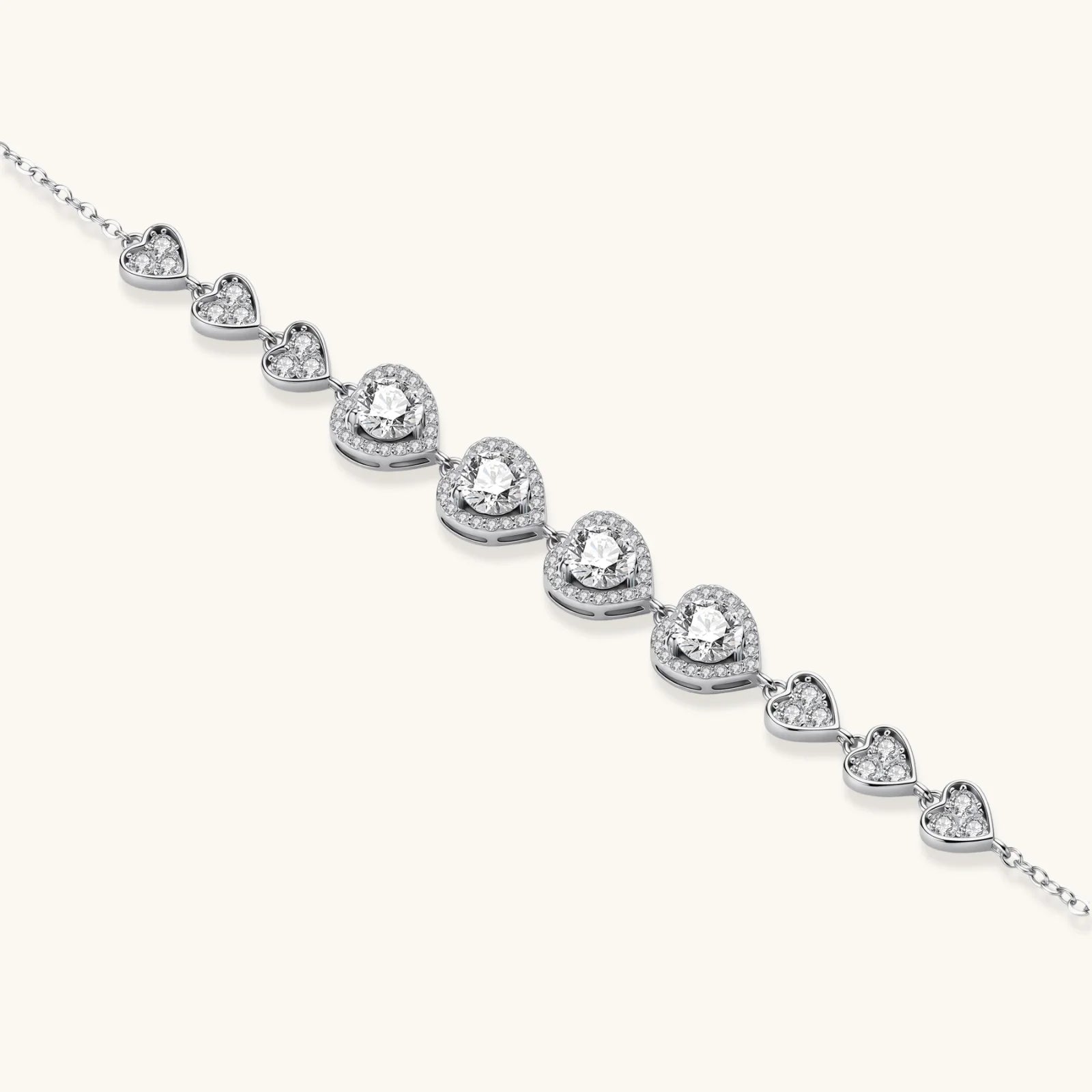 Heart Symphony Moissanite Set by Fliora