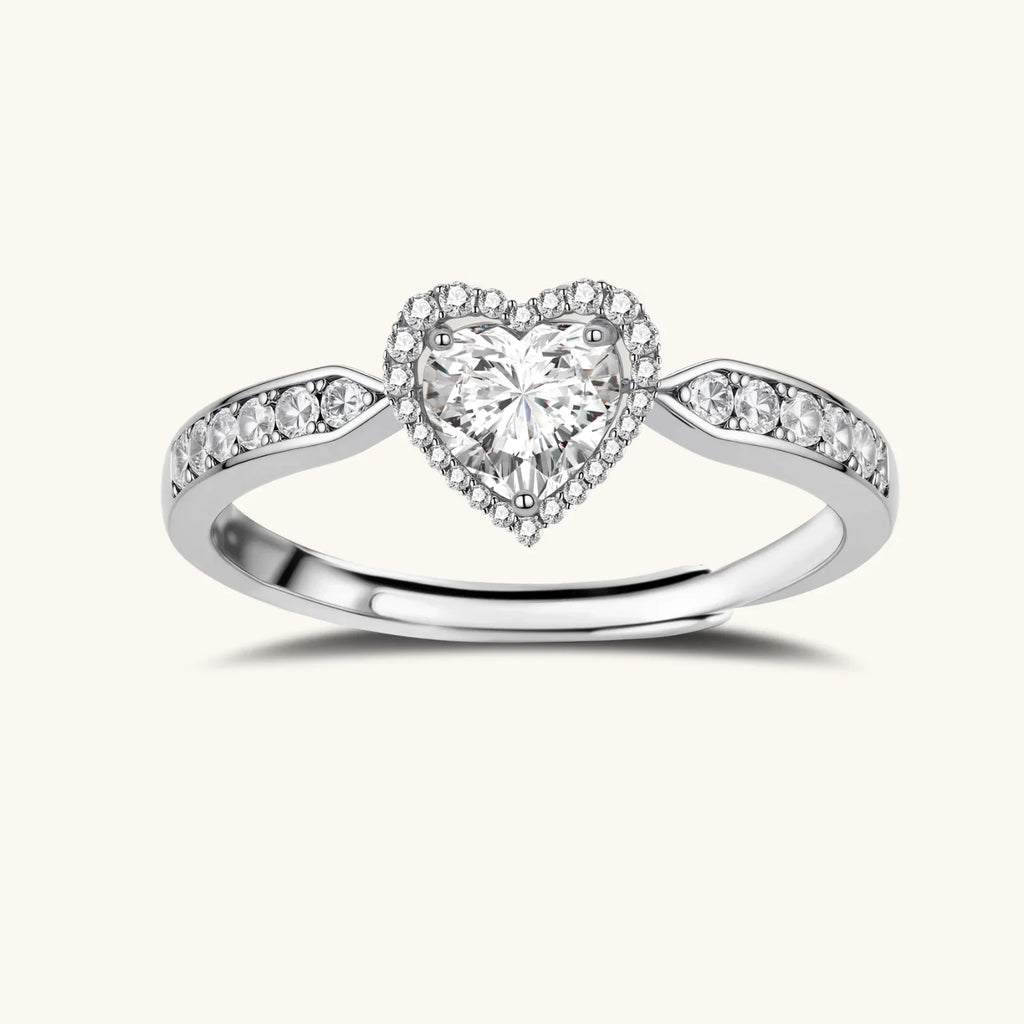 Heart Symphony Moissanite Set by Fliora