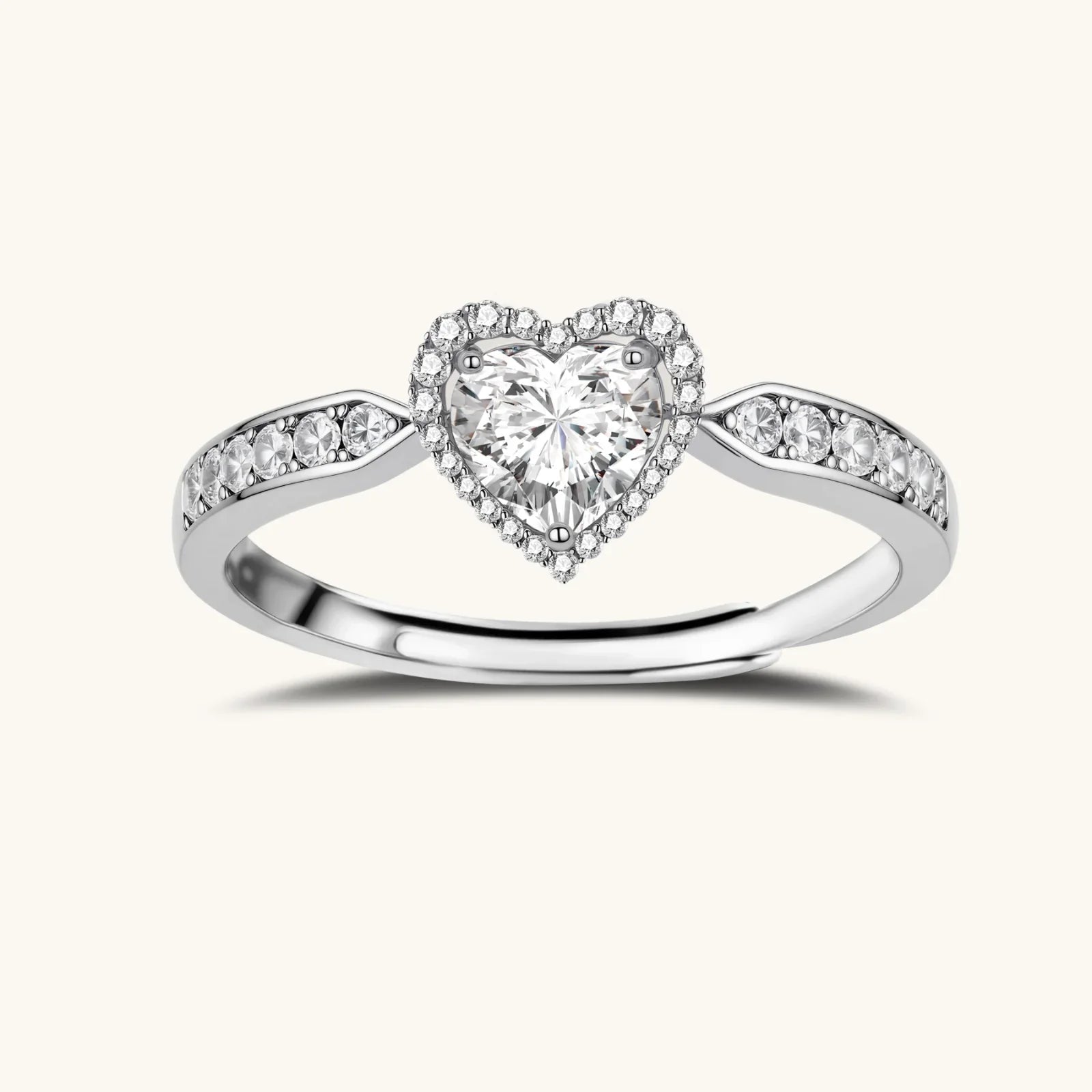 Heart Symphony Moissanite Set by Fliora