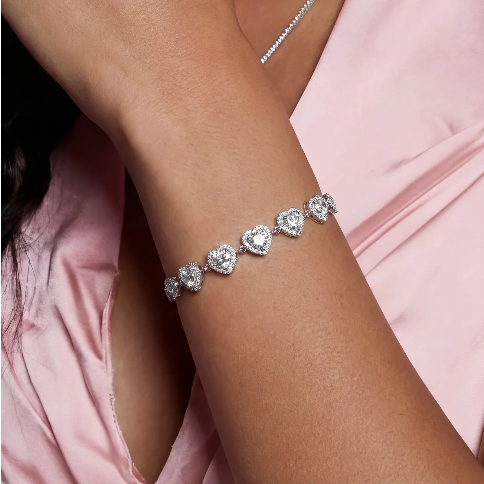 Heart Symphony Moissanite Set by Fliora
