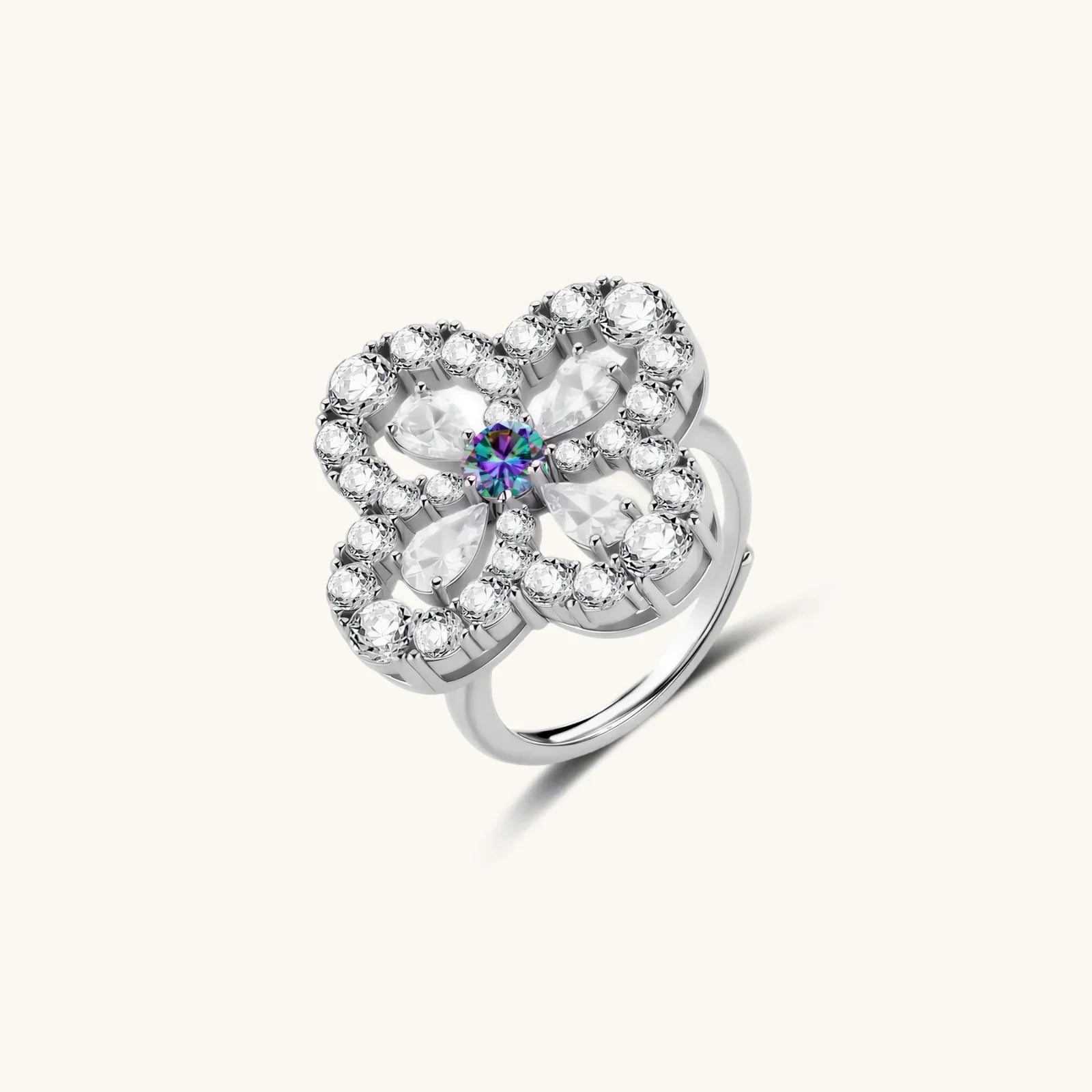 Lucky Clover Moissanite Set by Fliora