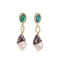 Baroque Pearl Statement Earrings by Fliora