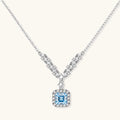 Celestial Arc Moissanite Necklace by Fliora