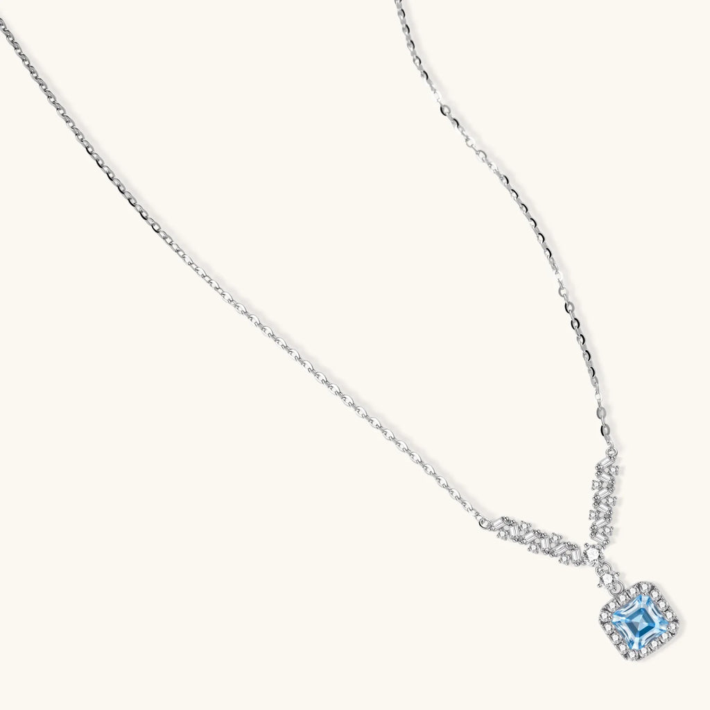 Celestial Arc Moissanite Necklace by Fliora