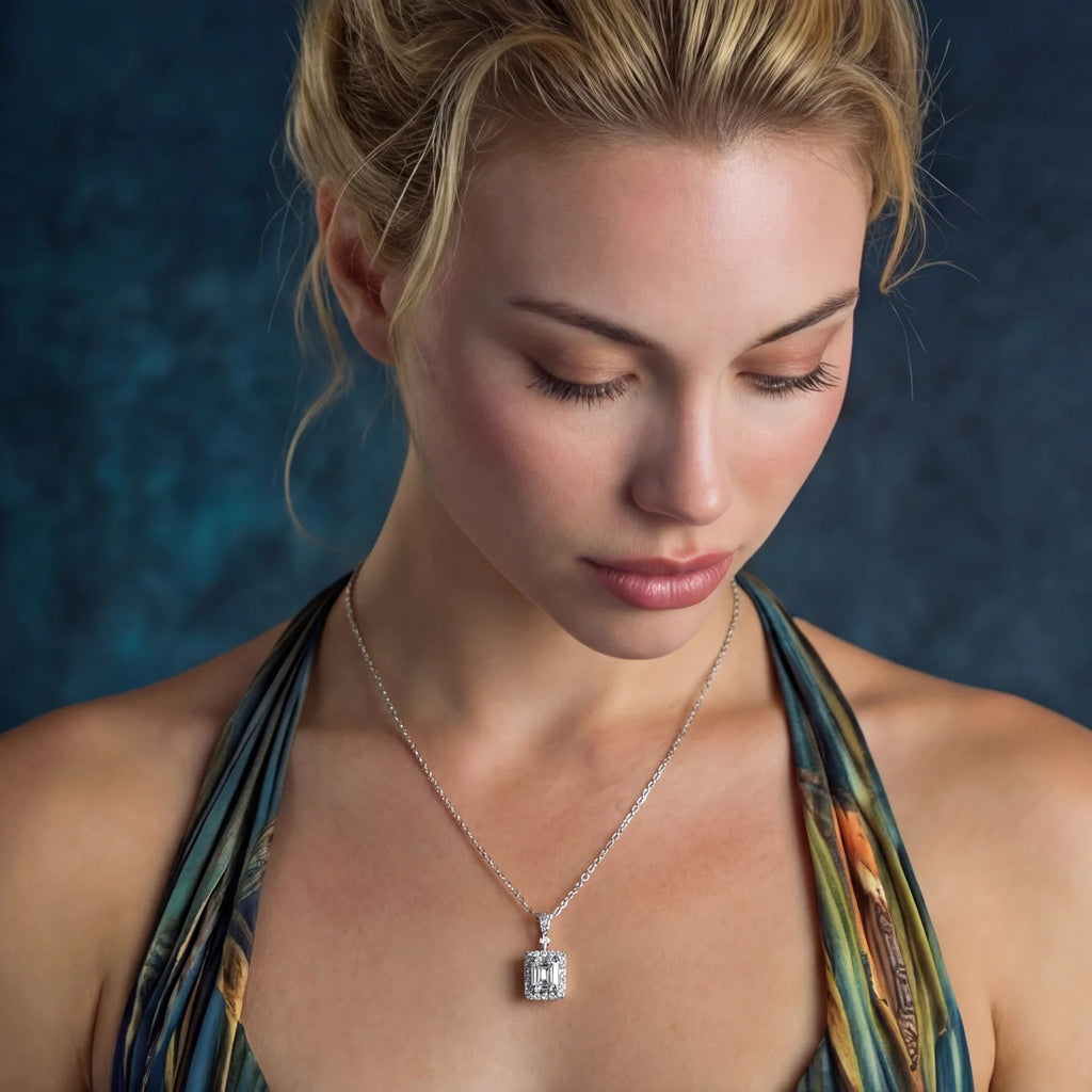 Geometric Luxe Pendant by Fliora