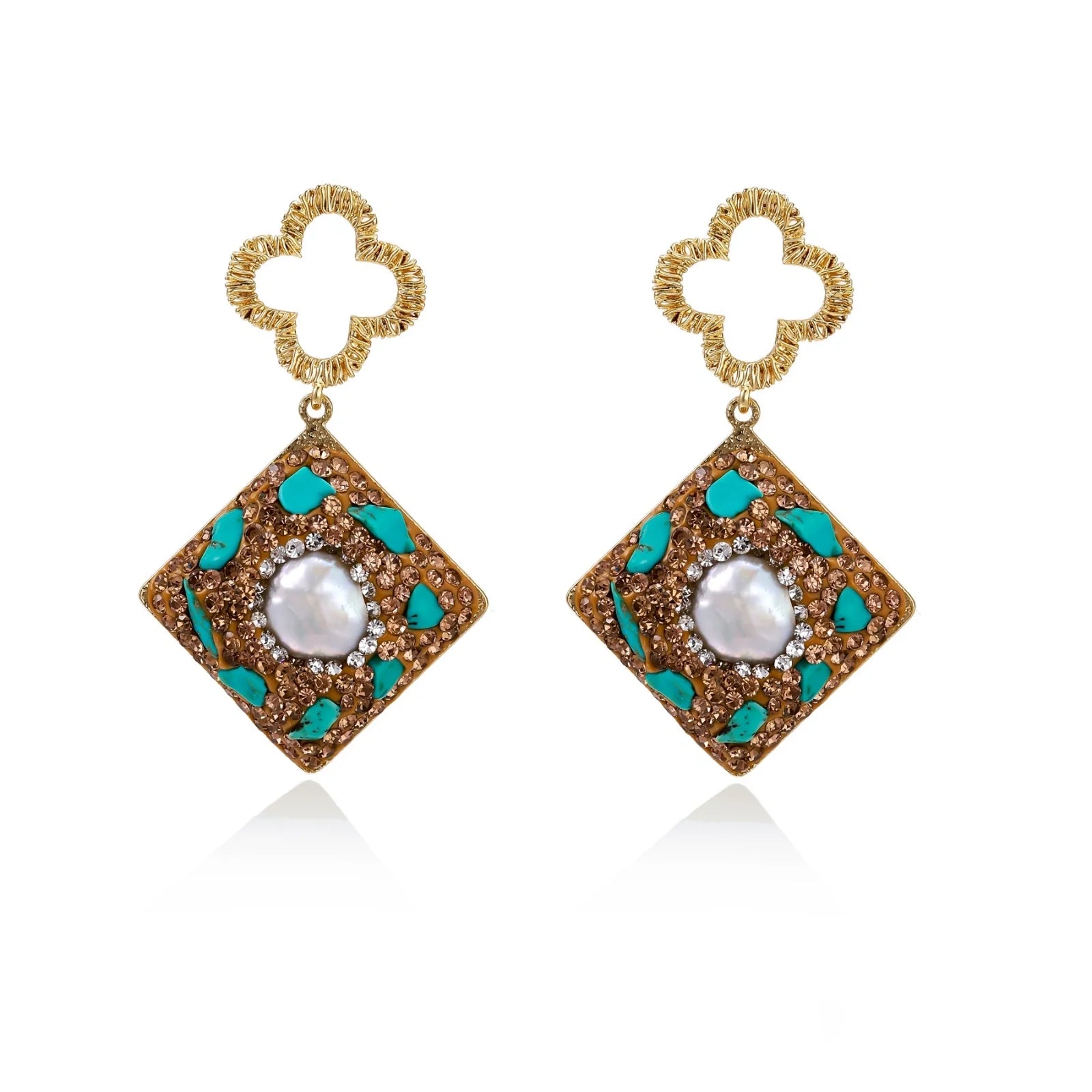 Moroccan Dreams Drop Earrings by Fliora