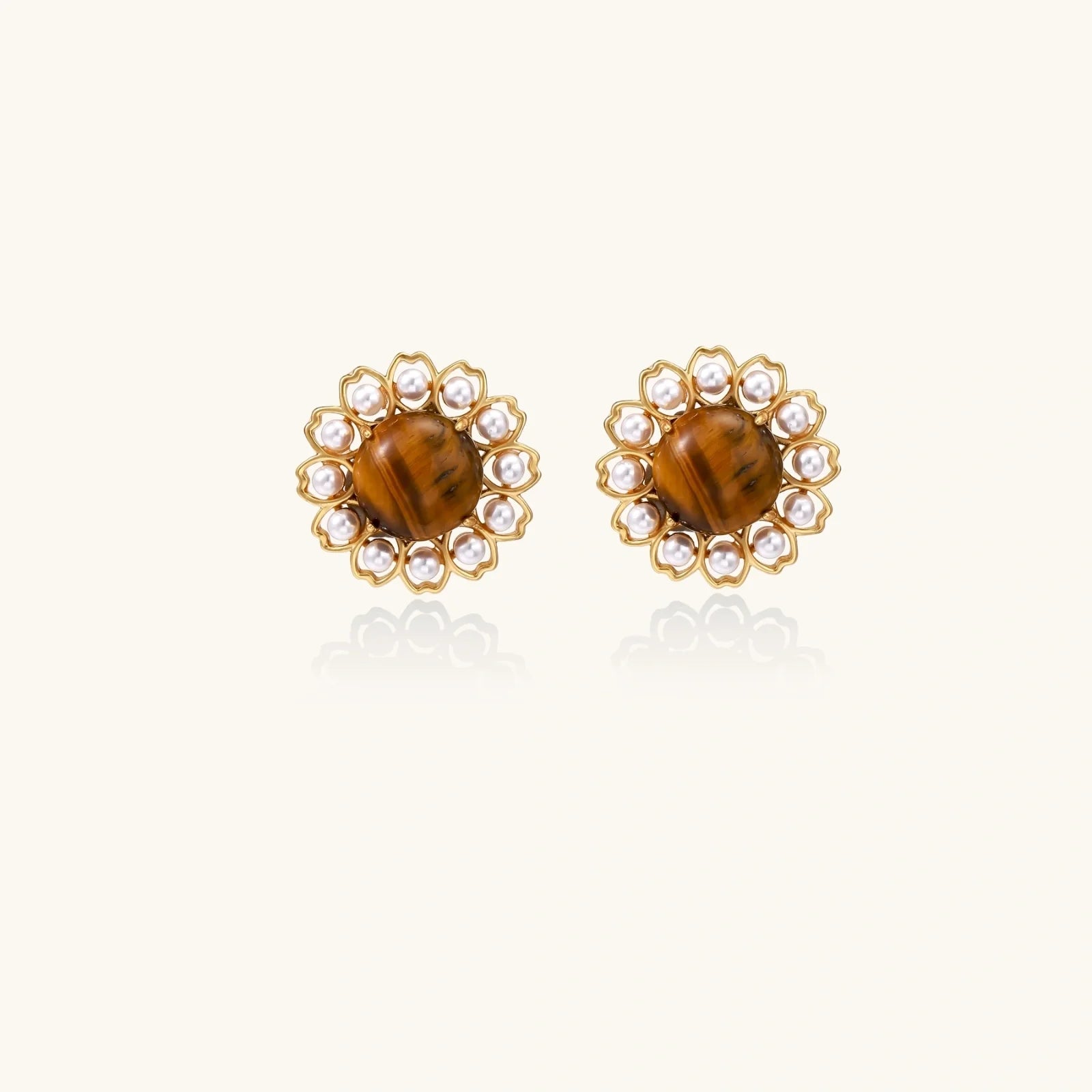 Golden Bloom Studs | Doe and Kin