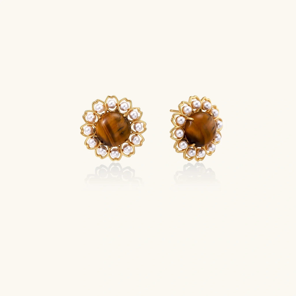 Golden Bloom Studs | Doe and Kin