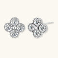 Quatrefoil Moissanite Studs by Fliora