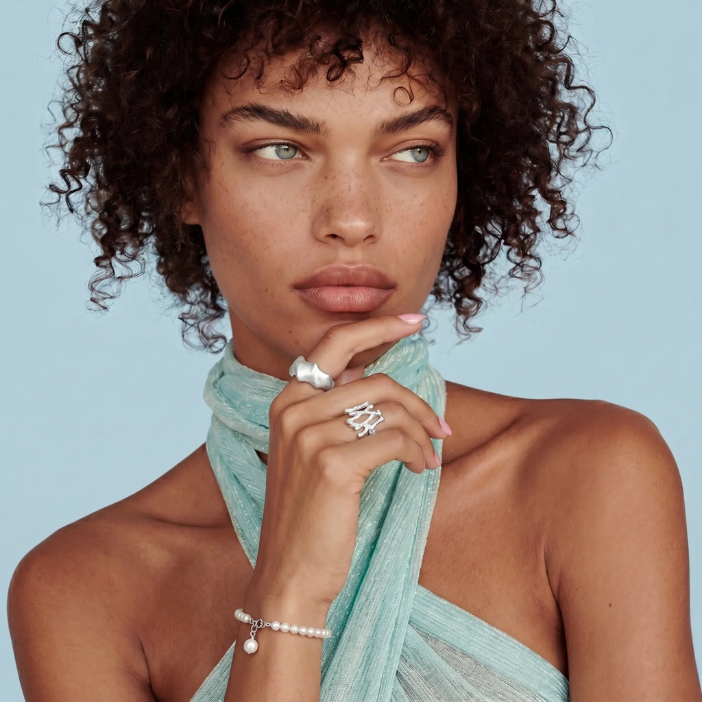 Pearlescent Dreams Bracelet by Fliora