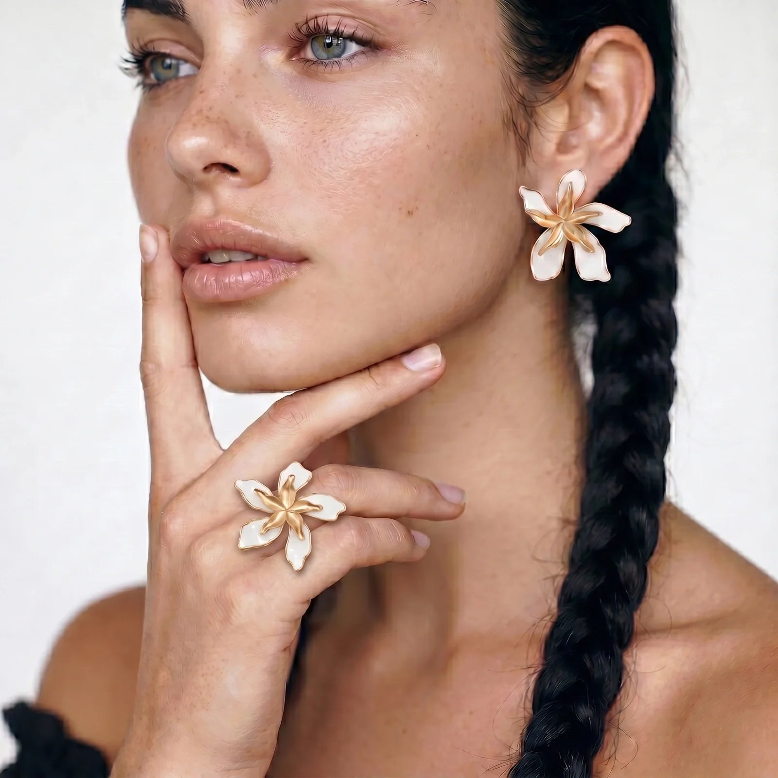 Lily Bloom Ring by Fliora