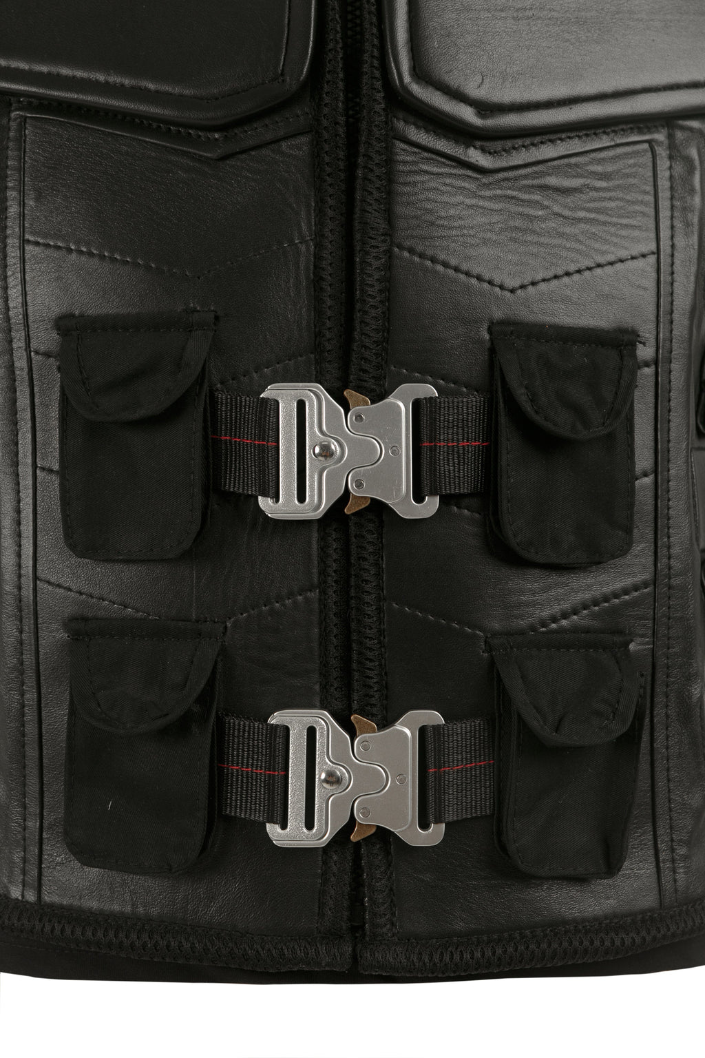 Handmade W Snipes Blade Vest Trinity Vampire Hunter Military Style Handmade Cosplay Costume Leather Vest