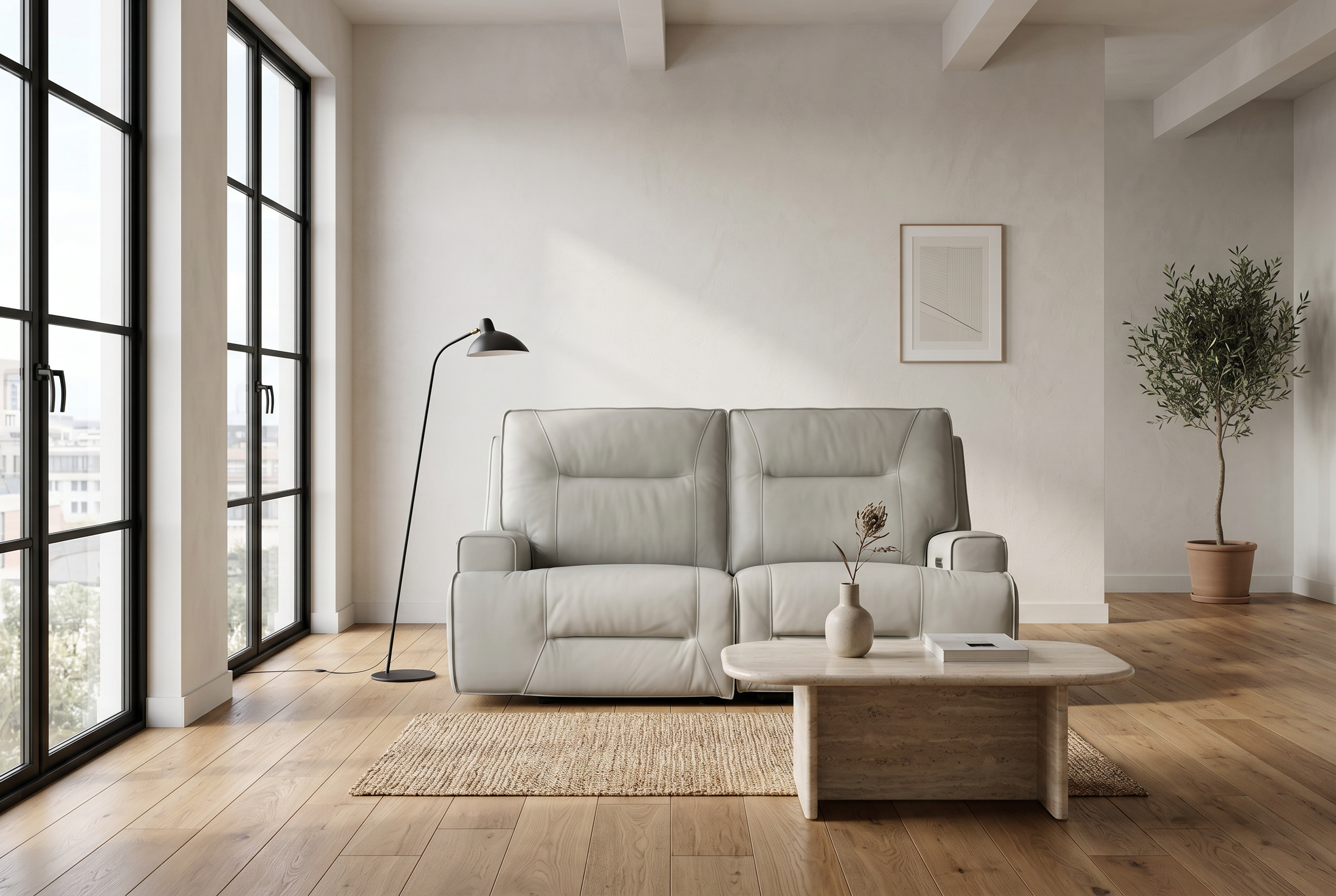 Atlas Fog 3-Piece Power Reclining Living Room Set