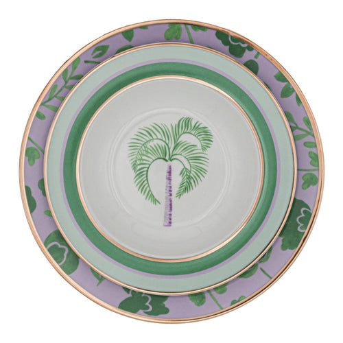 Bernadette Palm Soup Bowl - Set of 4 (+1 Bonus Bowl)