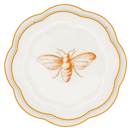 Bumble Homecoming Scalloped Starter Plate - Case of 12 Plates (+3 Bonus Plates)