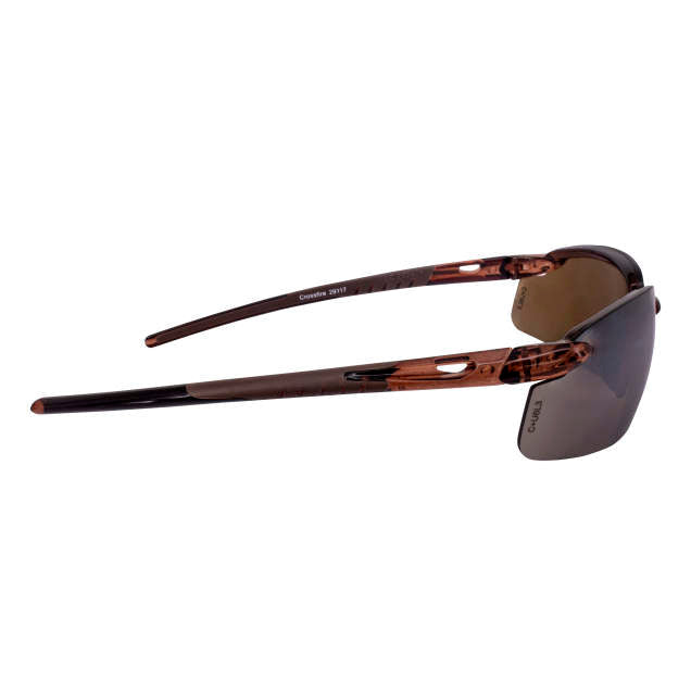 Crossfire ES5 Premium Safety Eyewear - Brown lens