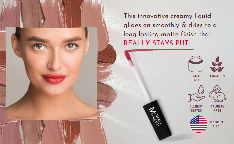 Amber Stay Put Matte Lip Cream | Stunning Kiss-Proof Lipstick