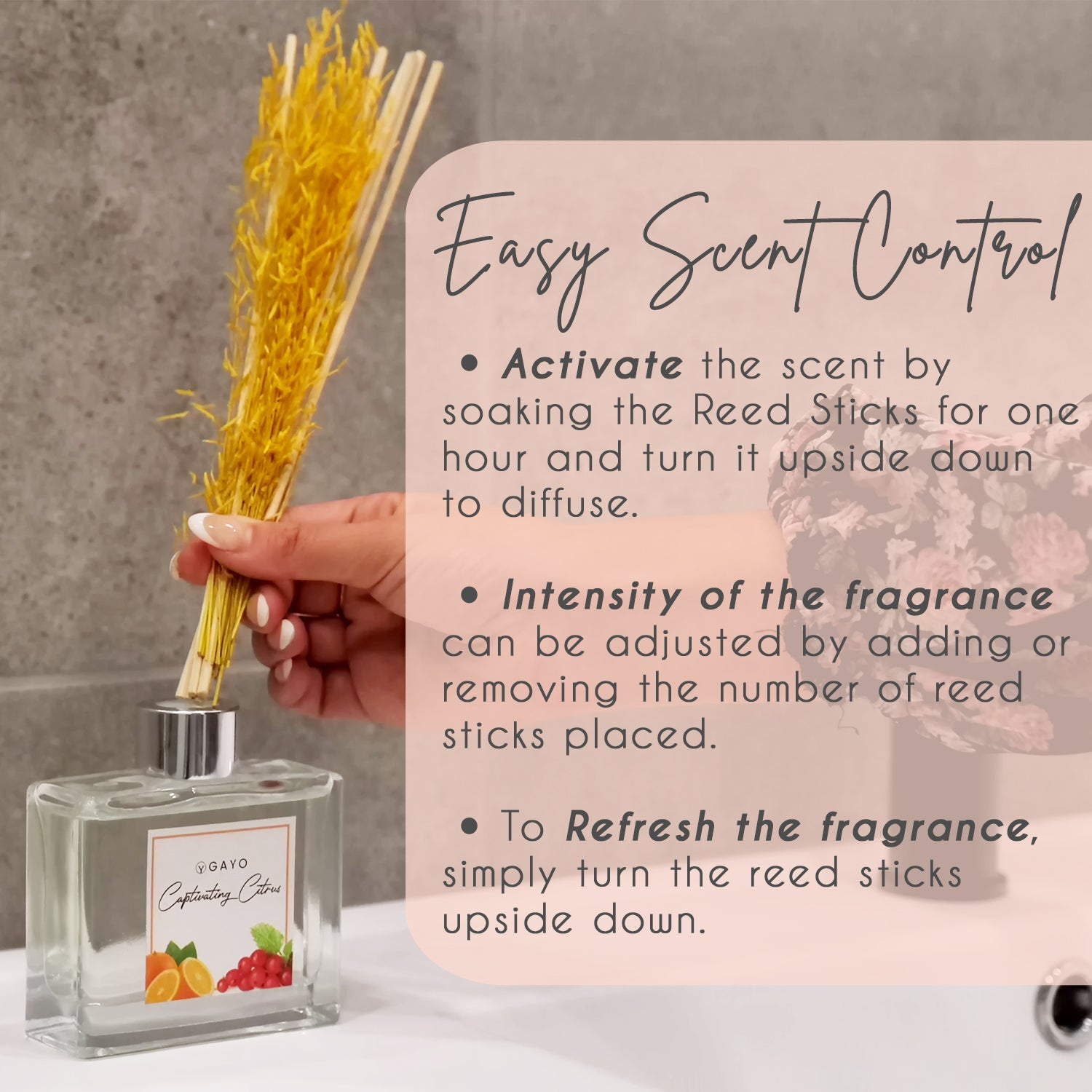 Spring Blossom Reed Diffuser Set