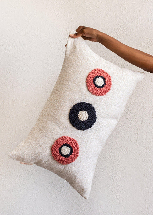 AfriScandi Circles Throw Pillow