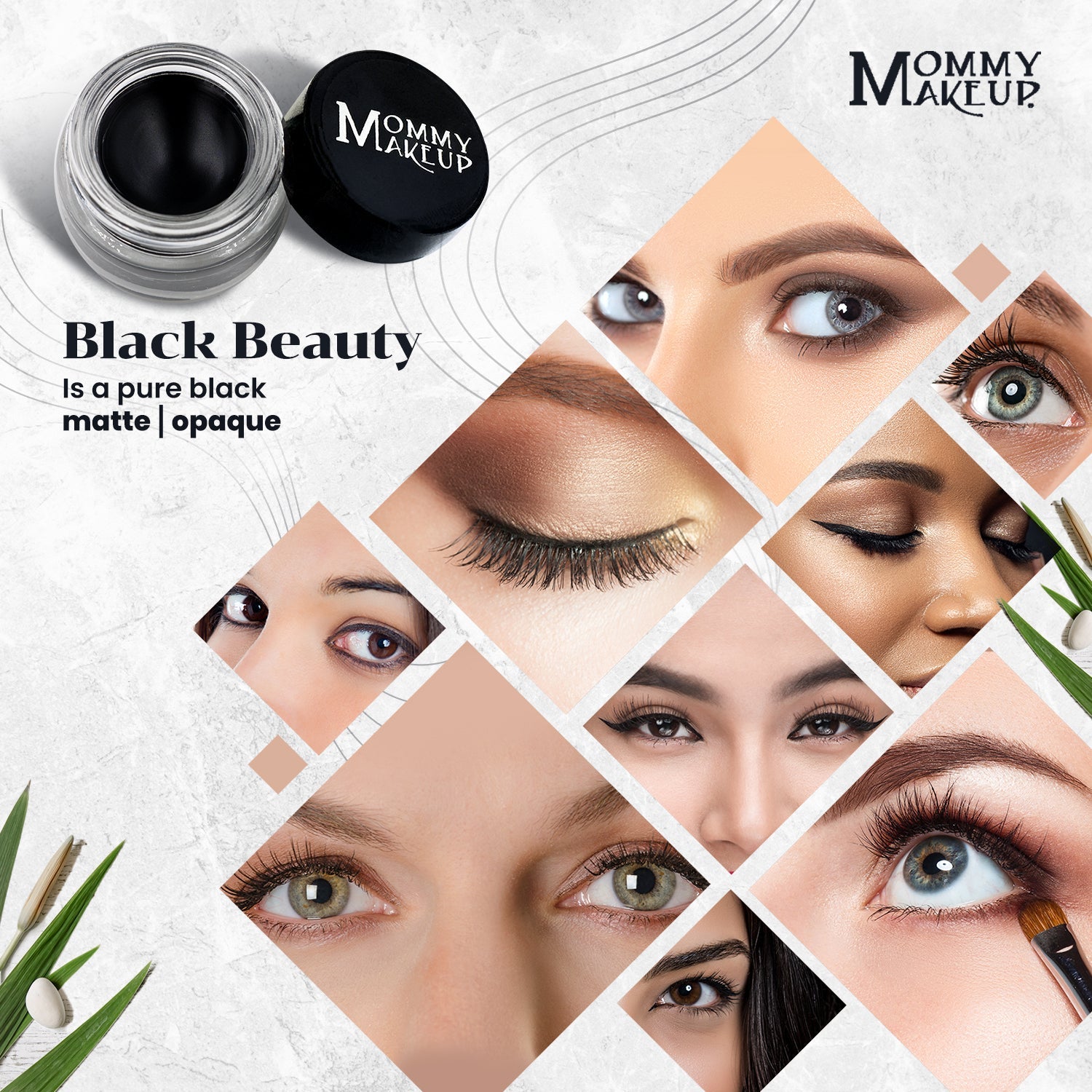 Black Beauty Stay Put Waterproof Gel Eyeliner w/ Micropigments
