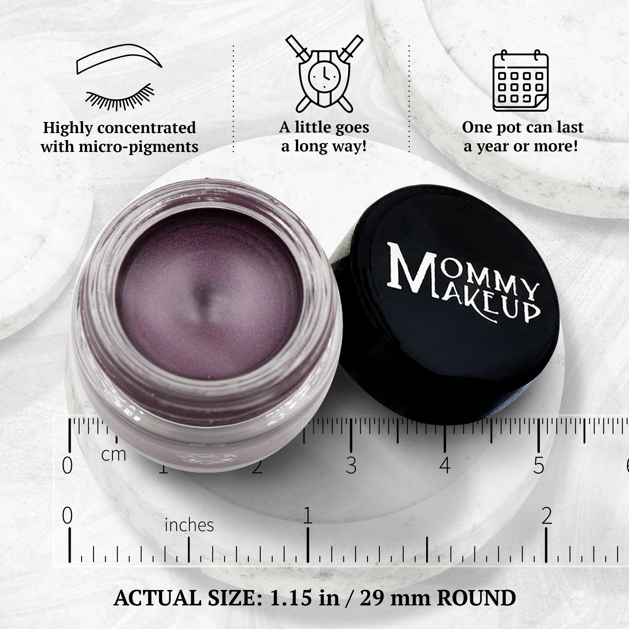 Amethyst Stay Put Waterproof Gel Eyeliner w/ Micropigments