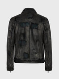 Handmade Sheep Skin Slim Fit Moto Jacket