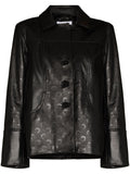 Handmade Crescent Moon Leather Jacket