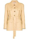 Handmade Felix Belted Single-Breasted Jacket