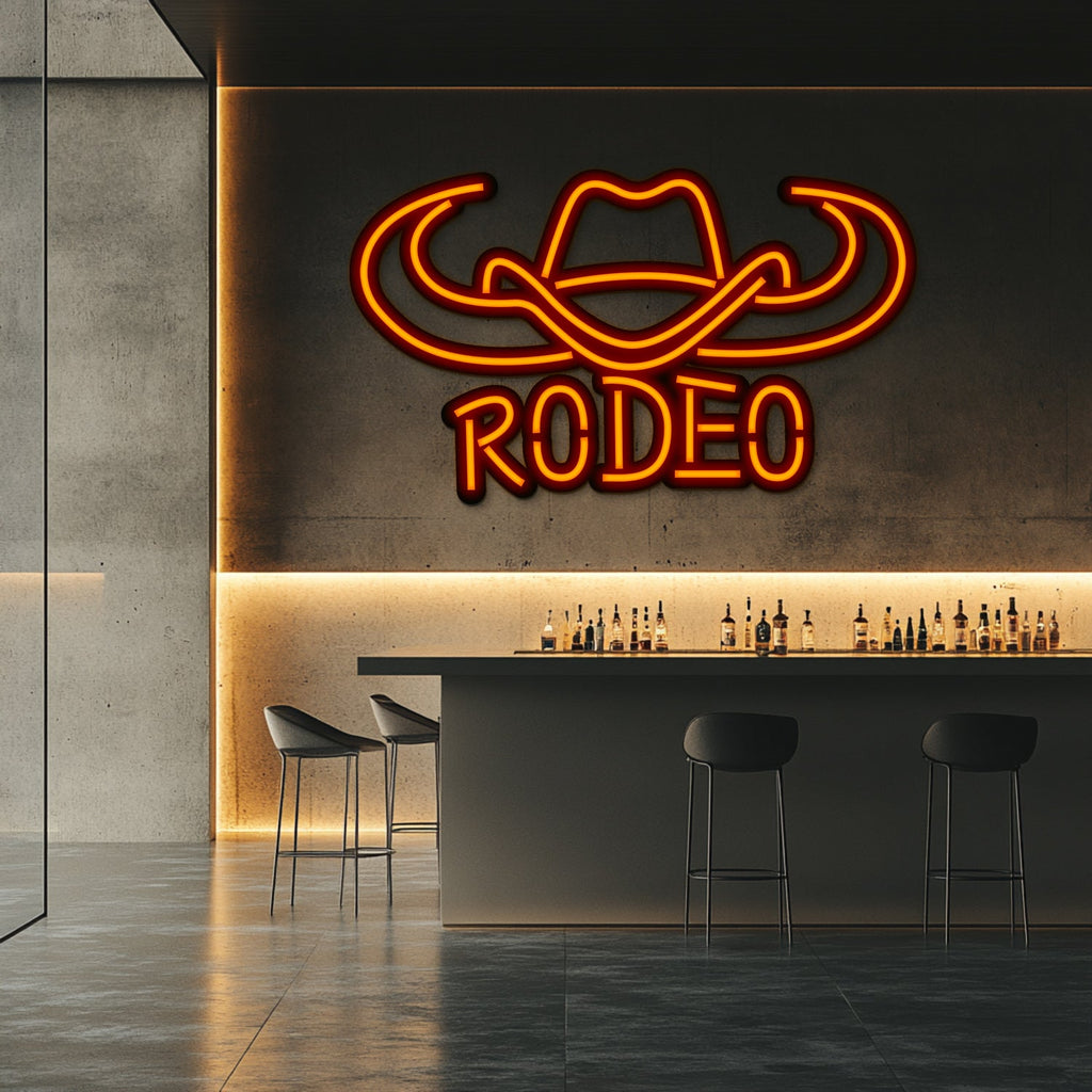 Western Metal Neon Wall Art- LN0176