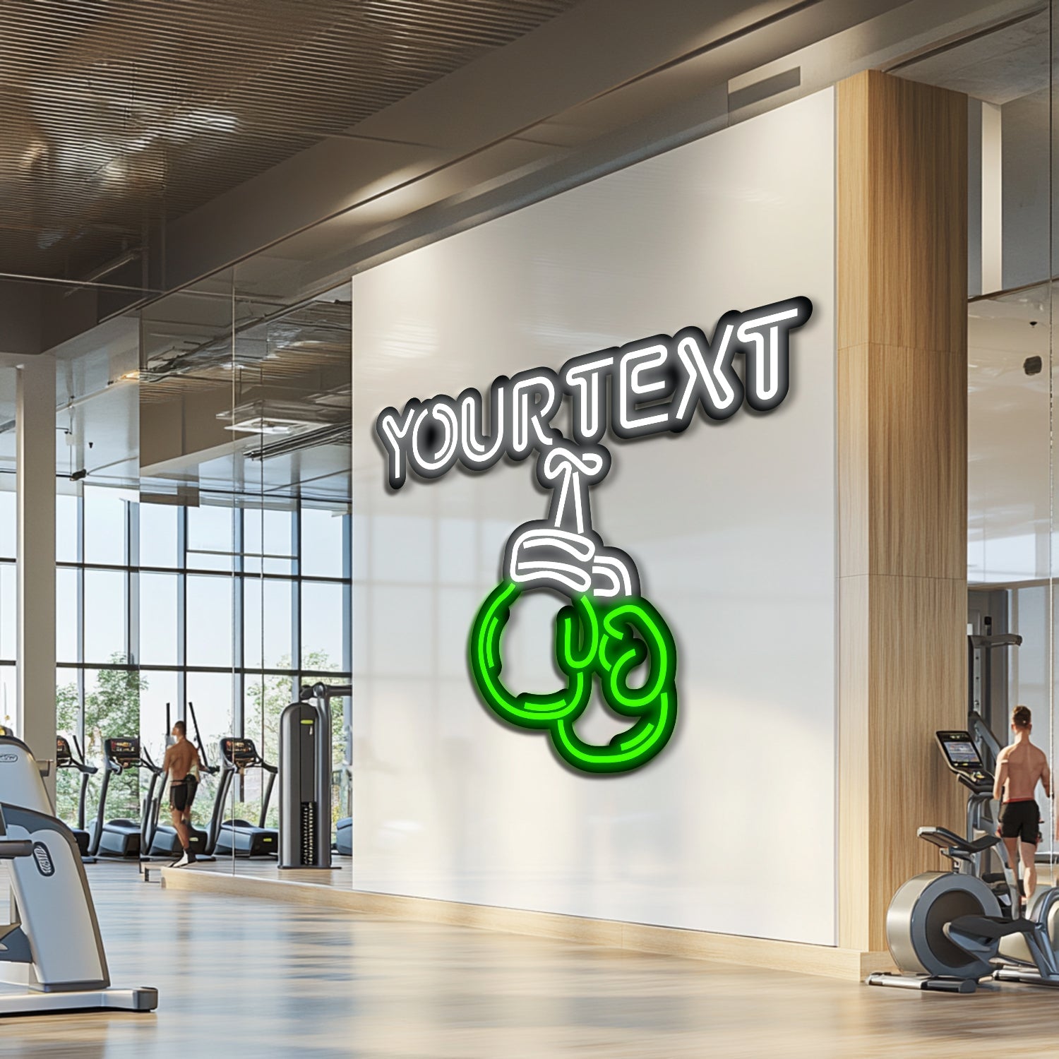 Custom GYM Metal Neon Wall Art- LN0223