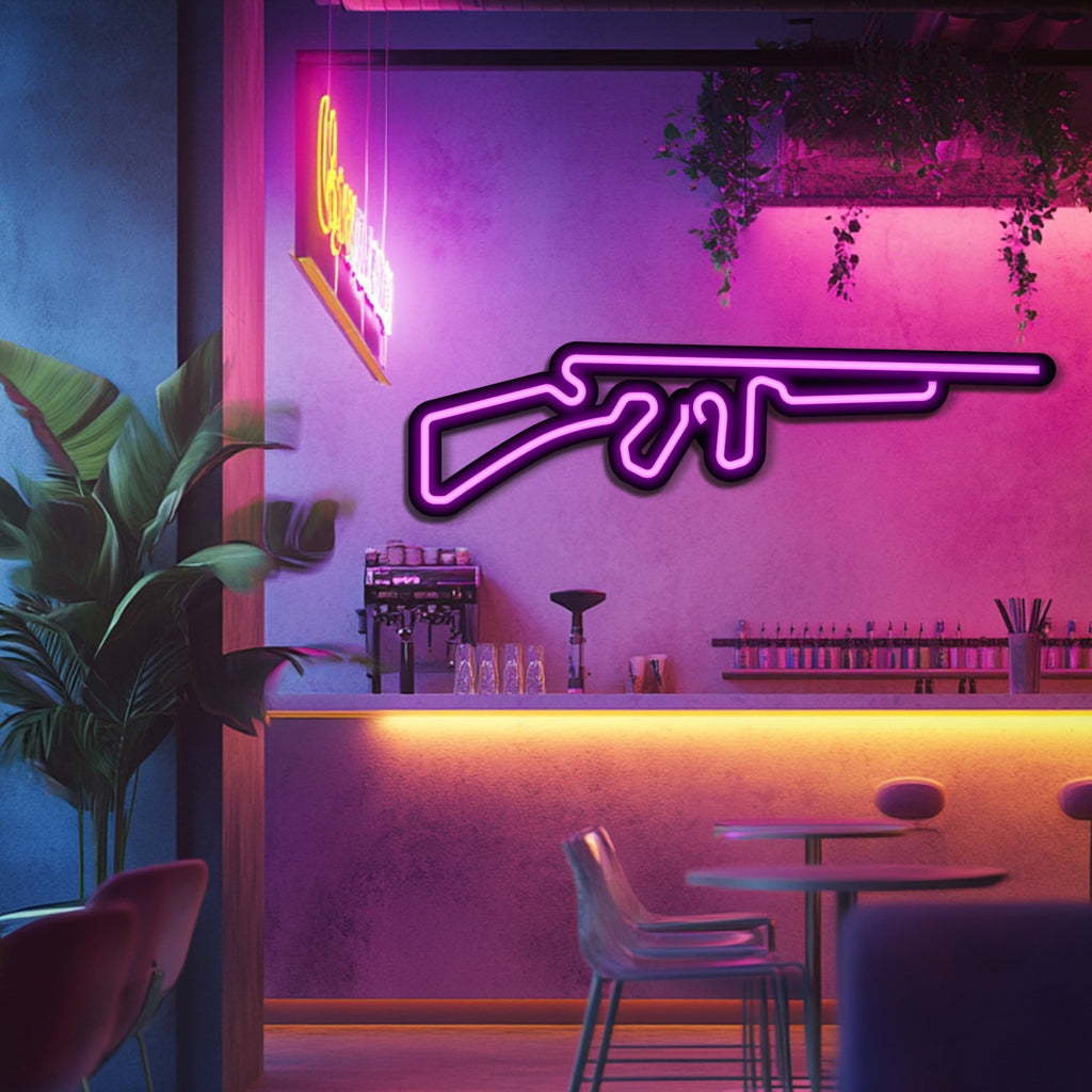 Weapon Metal Neon Wall Art- LN0131